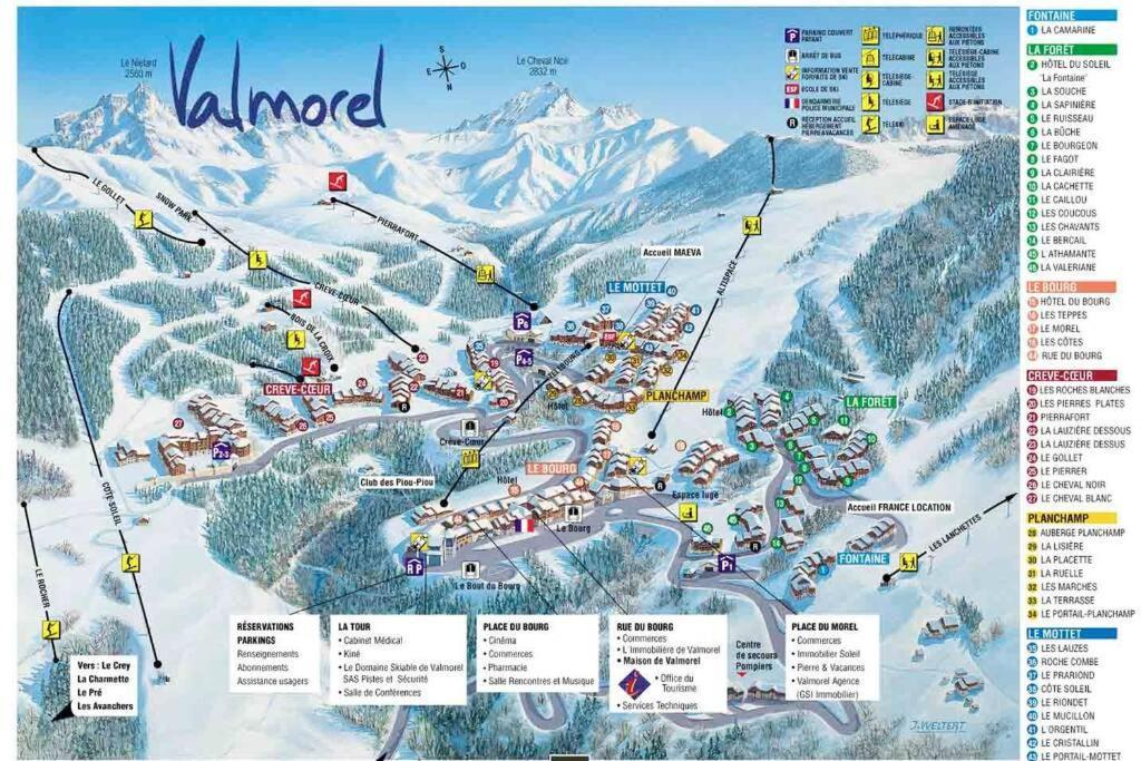 Residence Le Faegot A Valmorel- Studio 4 Personnes Exterior foto