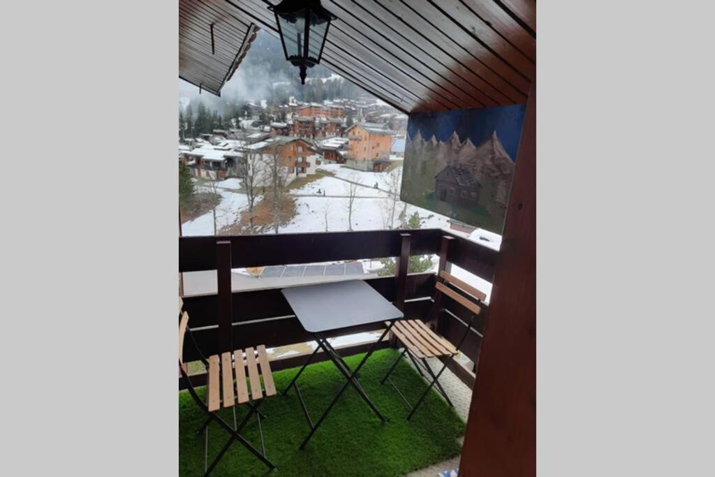 Residence Le Faegot A Valmorel- Studio 4 Personnes Exterior foto